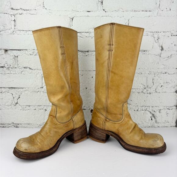 **Rare** Vintage 70’s Frye Banana Black Label Campus Boots - Picture 10 of 16